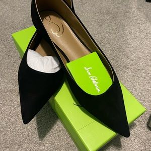 Sam Edelman Wanda Black Suede Flats Size 10